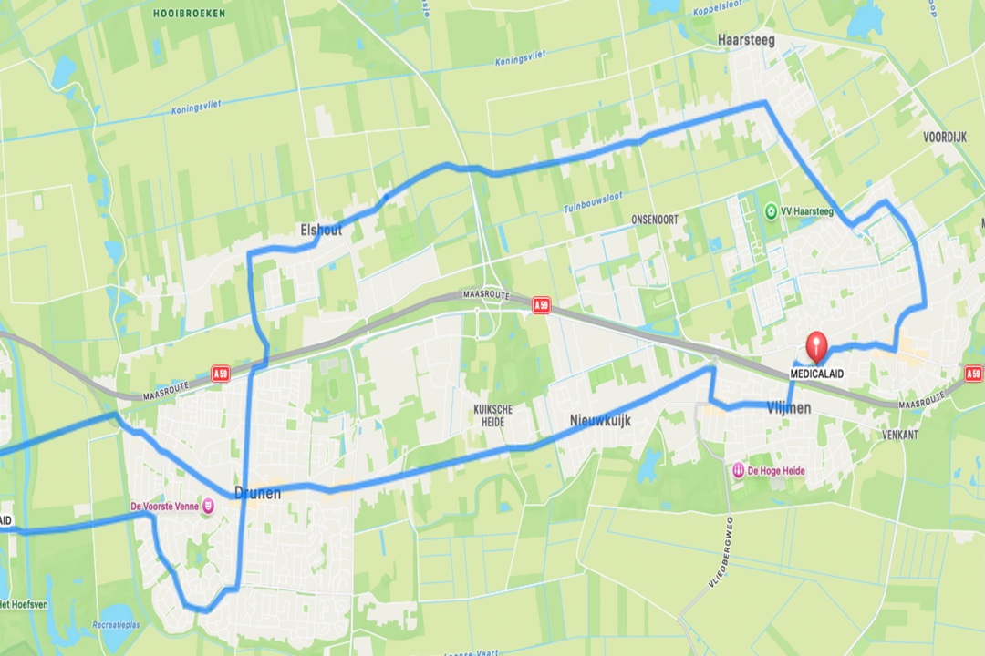 Heusden ontvangt de lopers van de 80 met feest én schone lucht